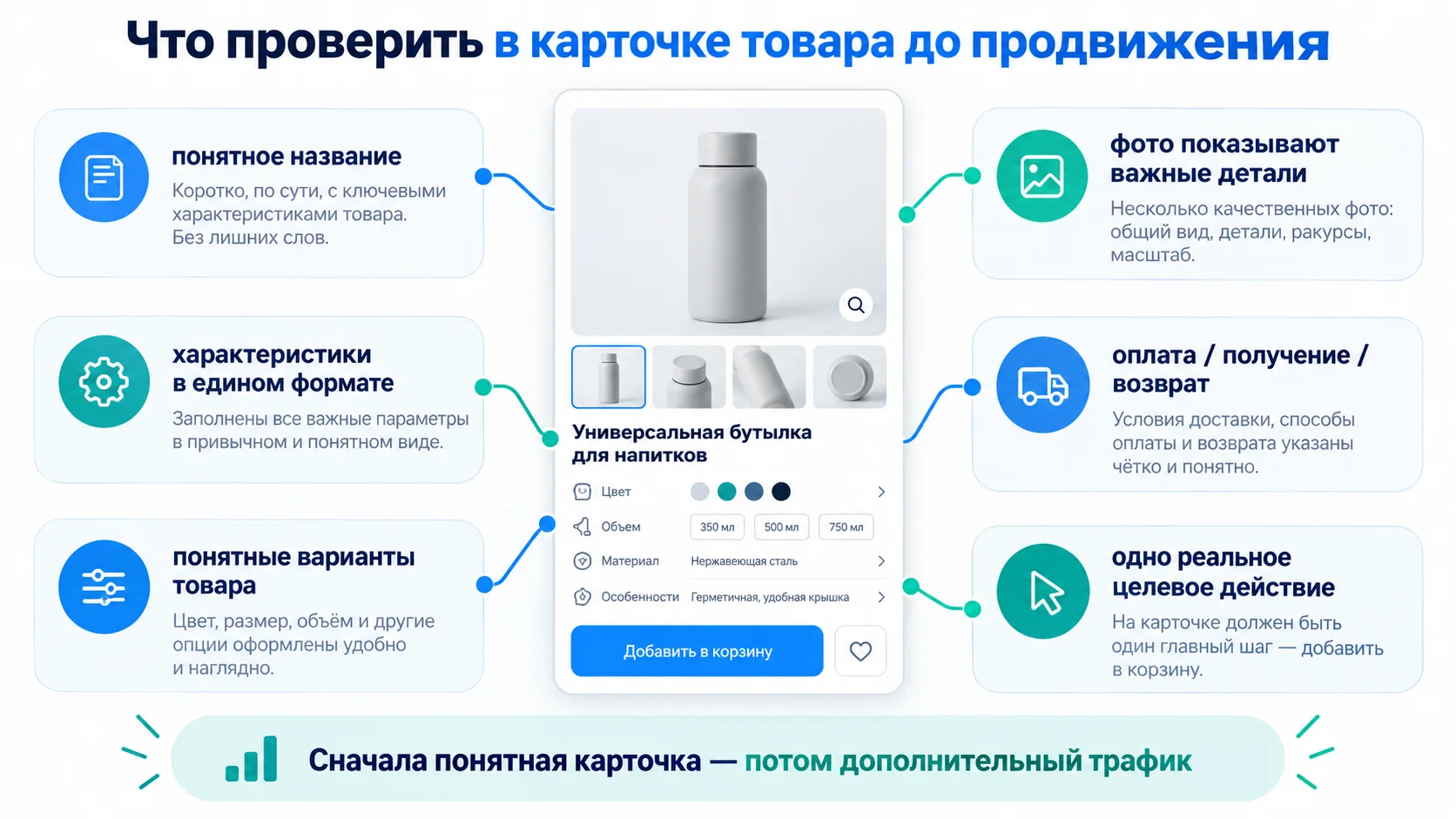 Что проверить в карточке товара до продвижения